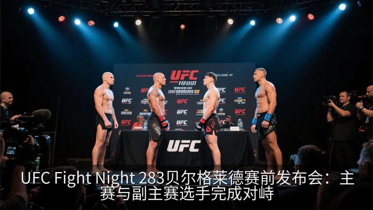 UFC Fight Night 283贝尔格莱德赛前发布会：主赛与副主赛选手完成对峙