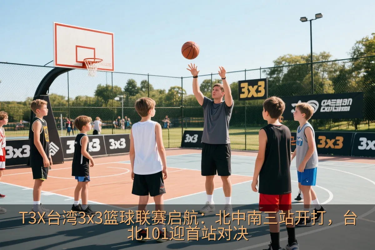 3x3篮球训练营教练指导年轻球员进行投篮训练